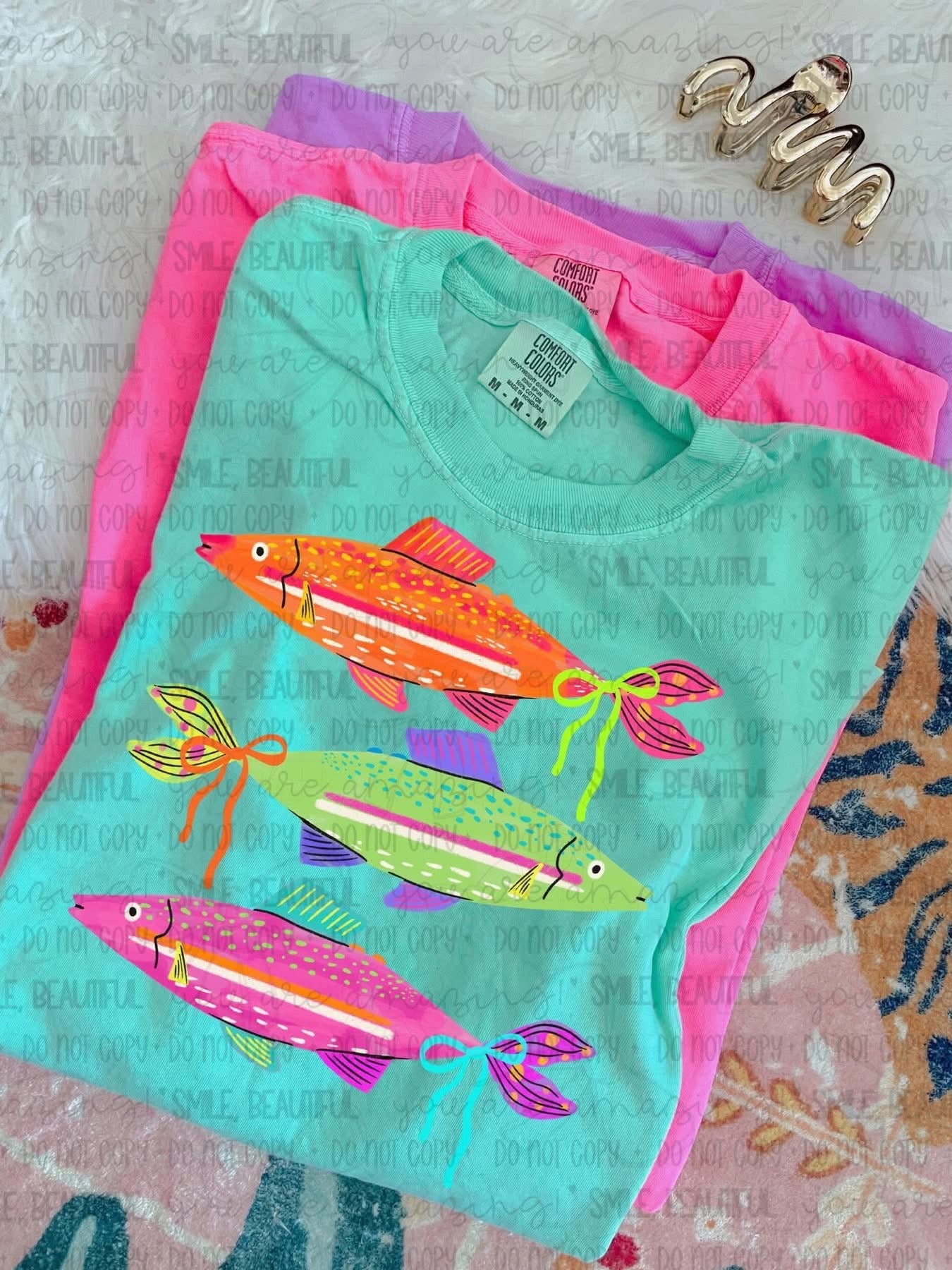 Preppy Neon Trip Fish