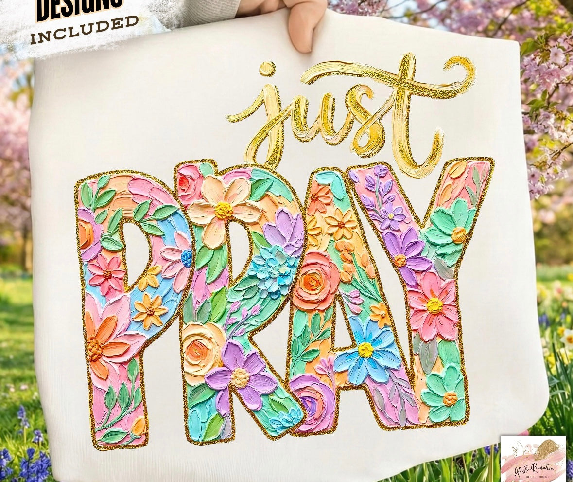 Just Pray - Put color of tee in box at checkout