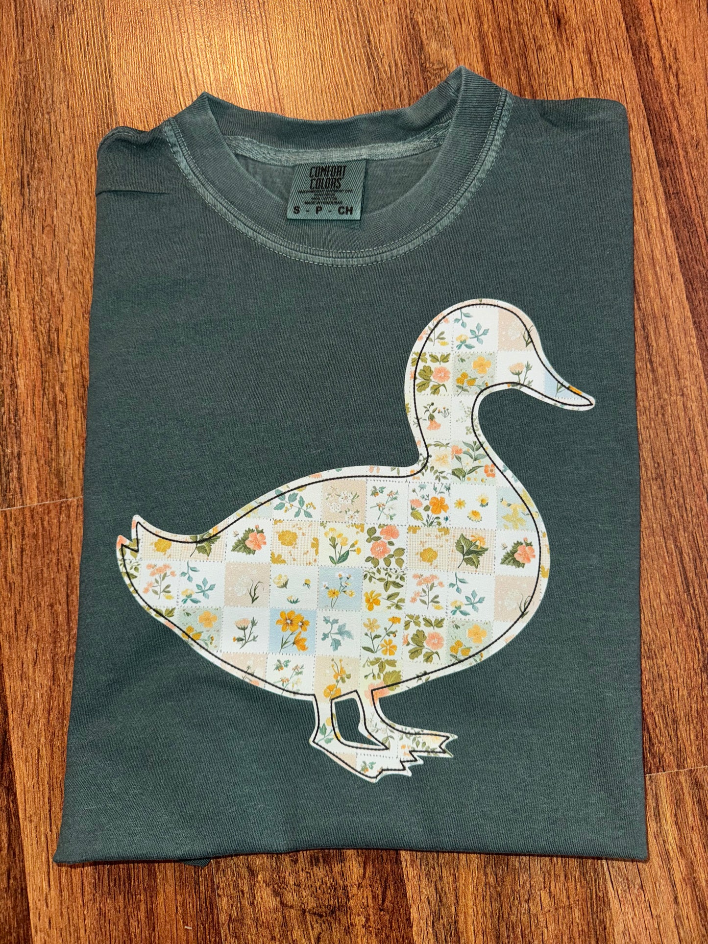 Faux Quilt Duck