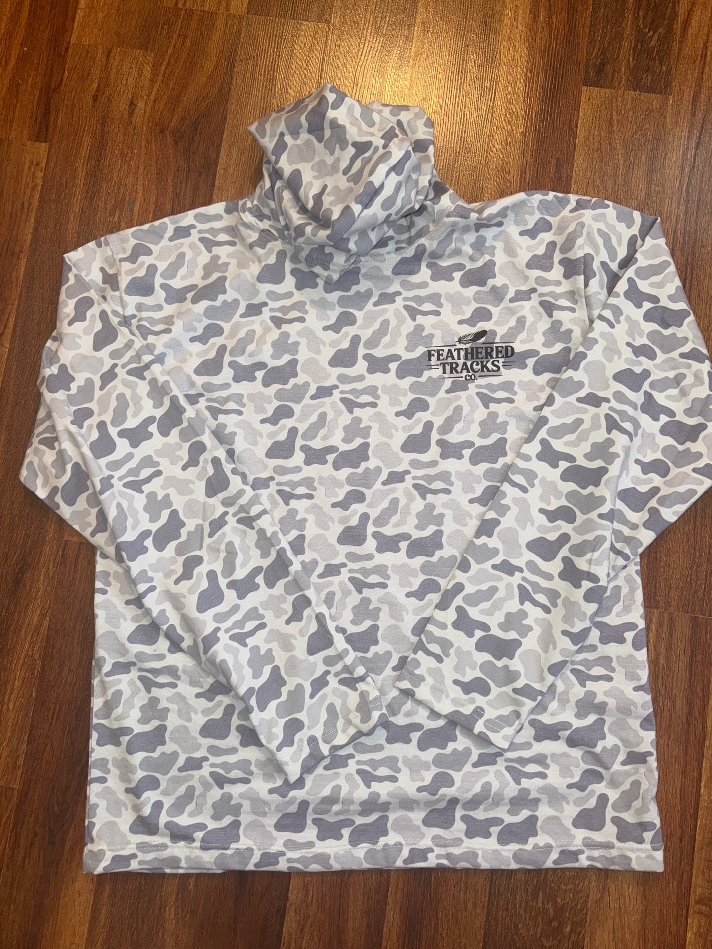 Light - Washed Camo LS Hoodie
