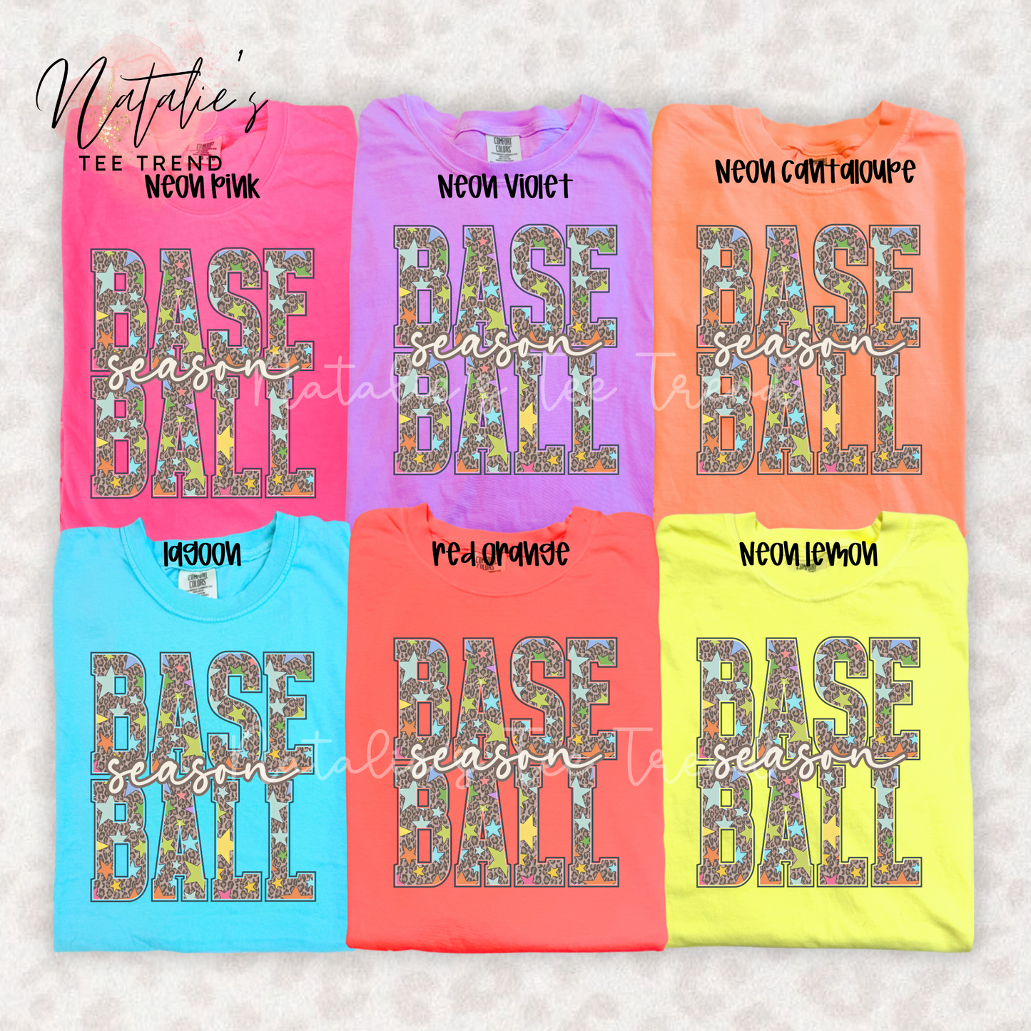 Leopard Baseball Season - Please put color of tee at checkout note box