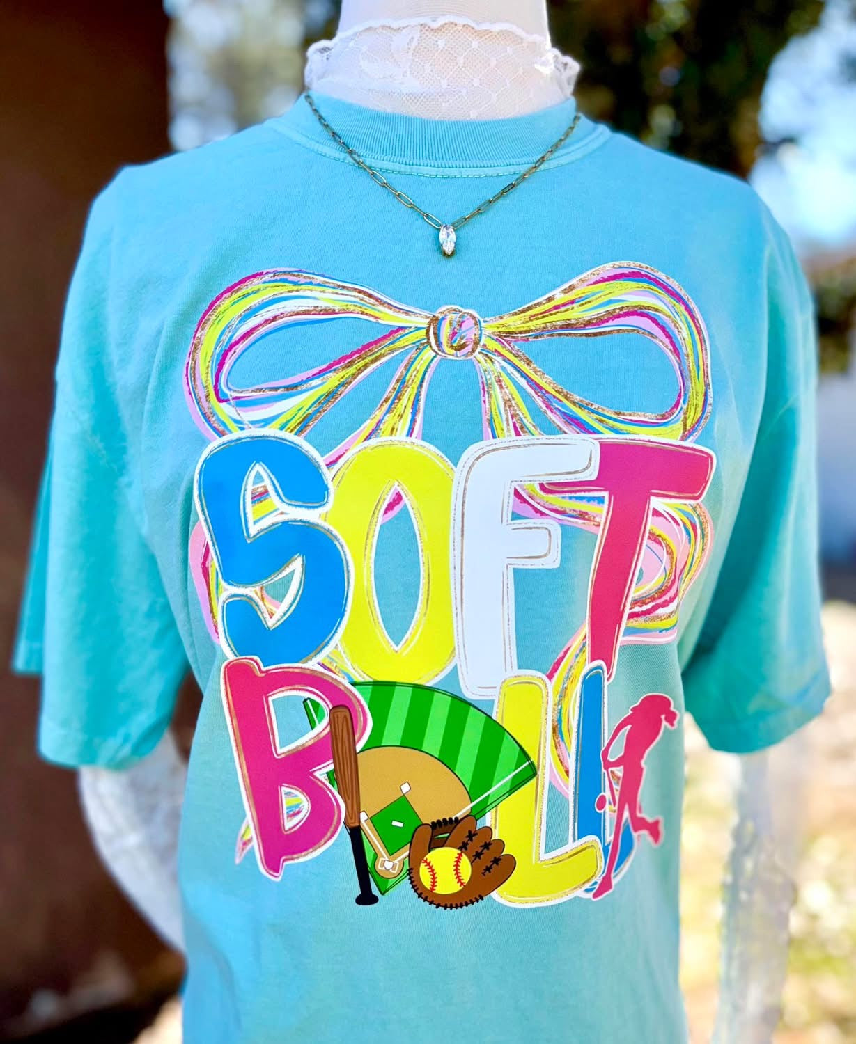 Softball with bow - DP