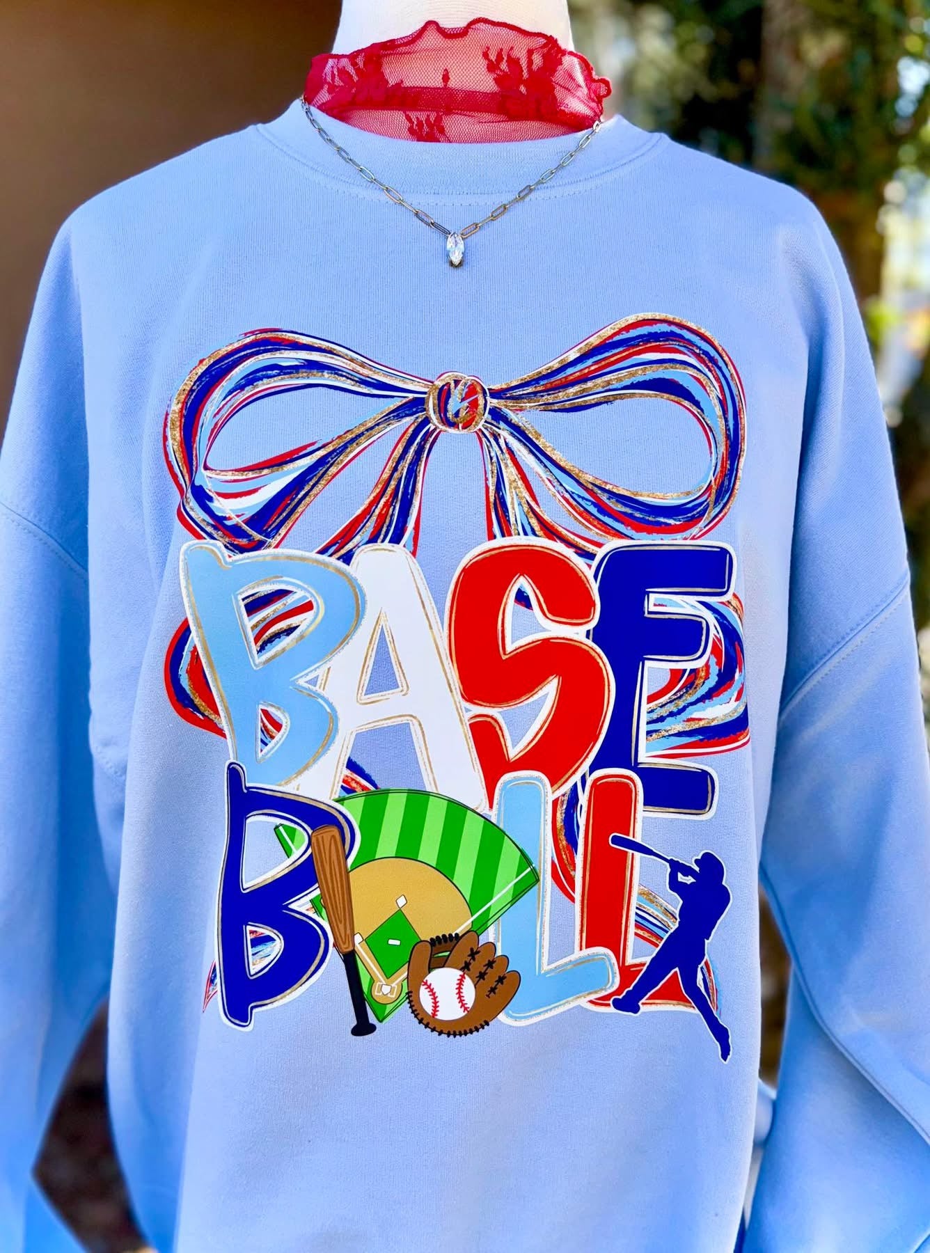 Baseball with bow - DP