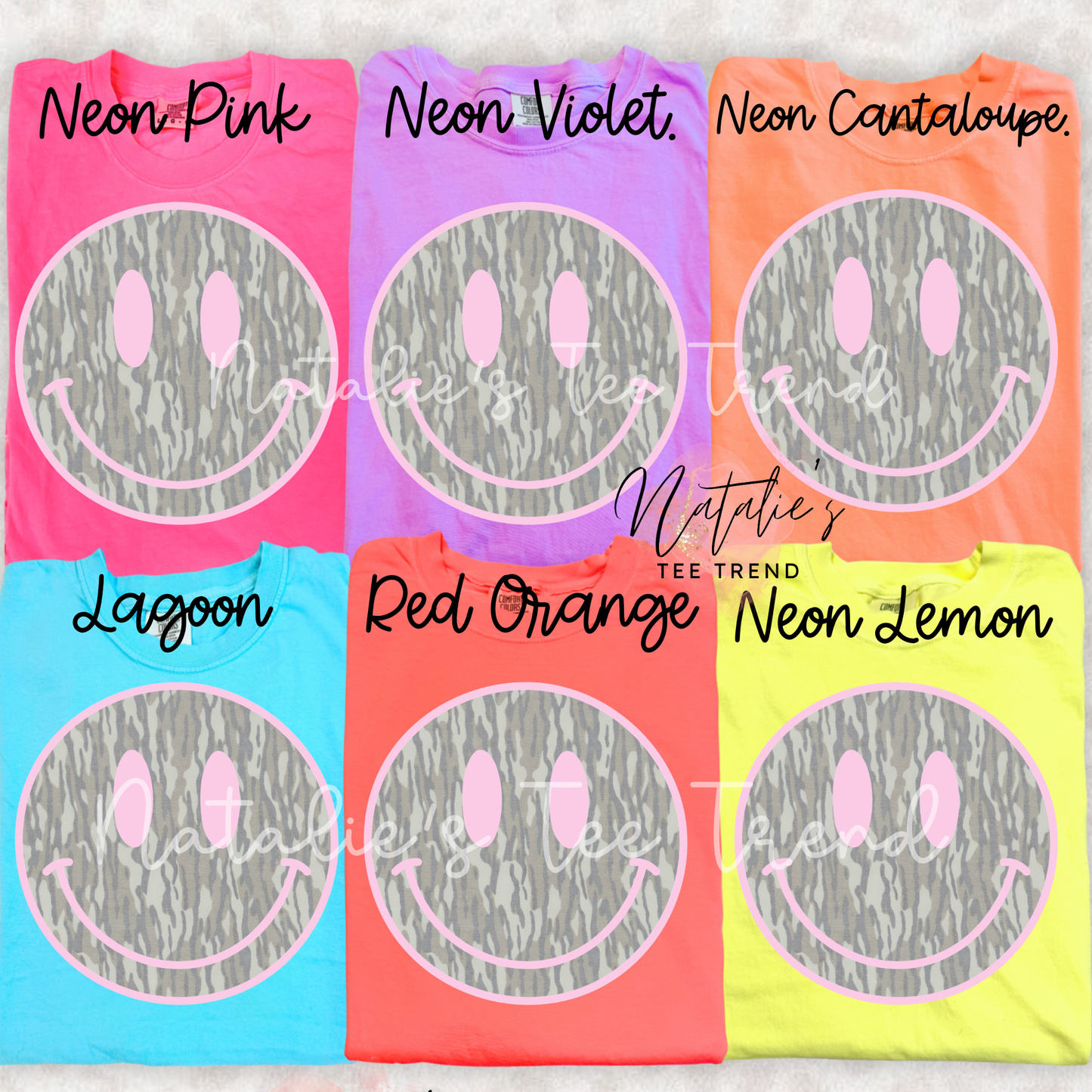 Camo Smiley (Put Color At Checkout Box)