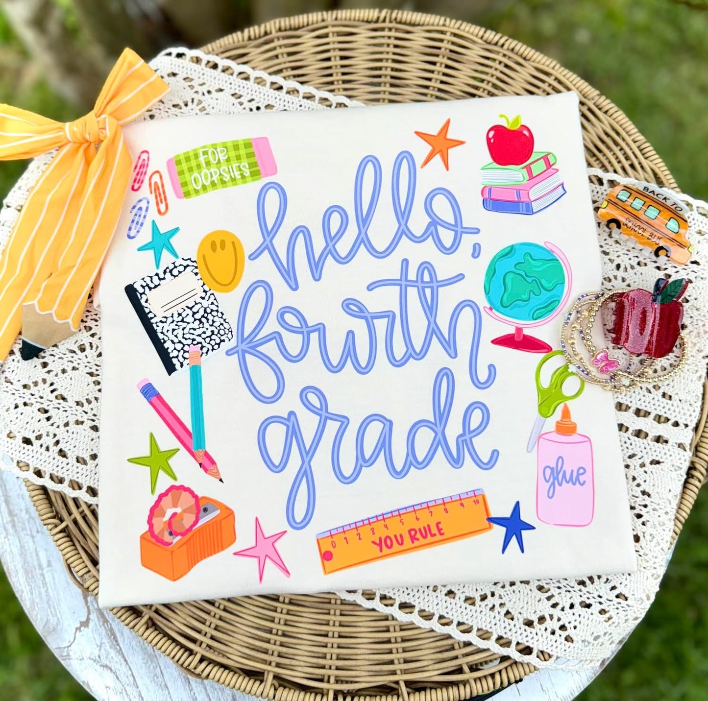 Pre K - 5th grade HELLO GRADE (put grade in box) (Copy)