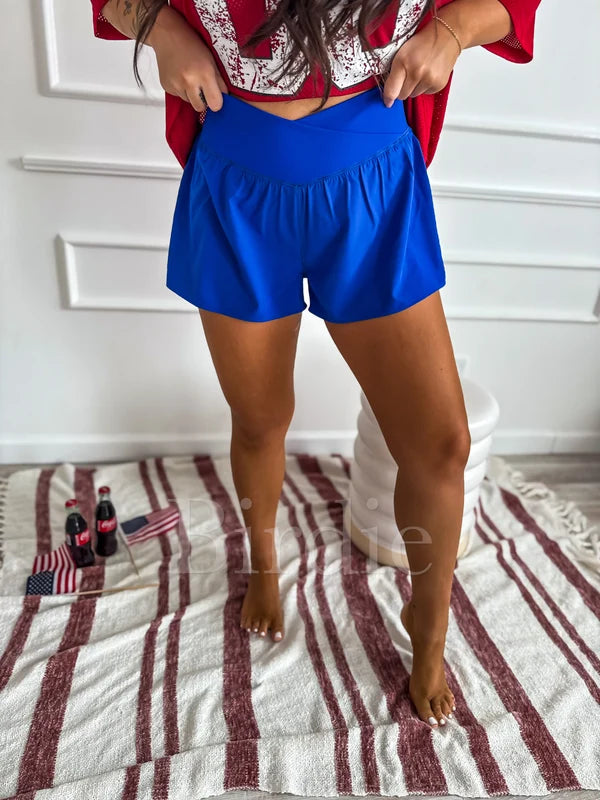 Crossover Active Shorts - Electric Blue