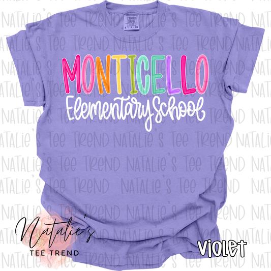 Monticello Elementary  - Color Pop