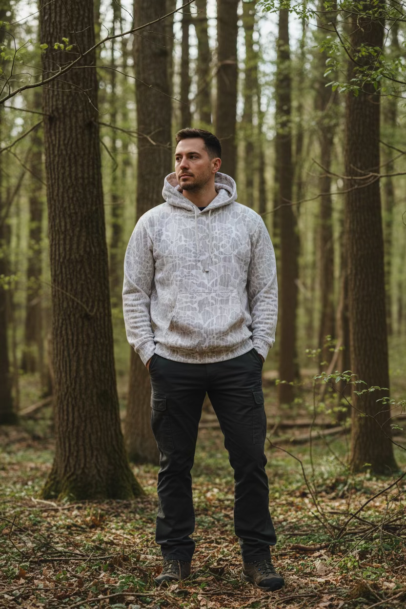 Vein Camo Hoodie