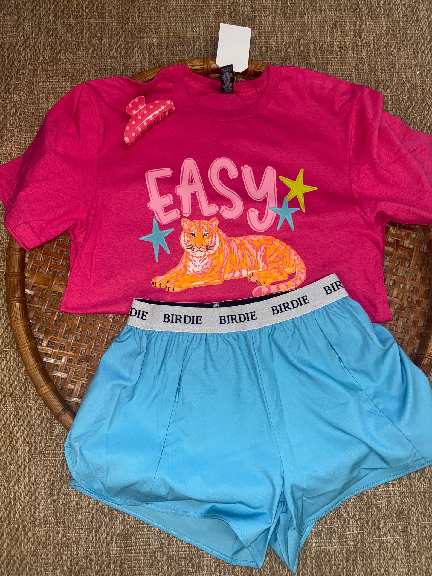 Easy Tiger- Gildan- Hot Pink