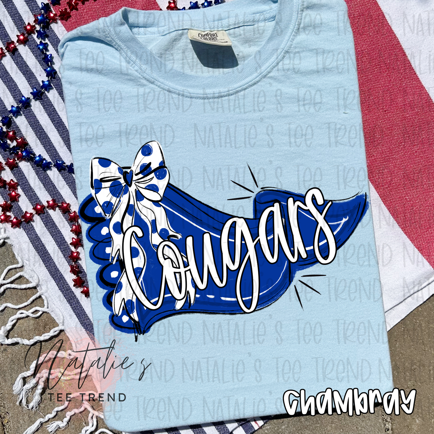 Cougars - Pennant & Bow