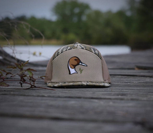 Pintail Duck Head — 7 Panel Tree Stand