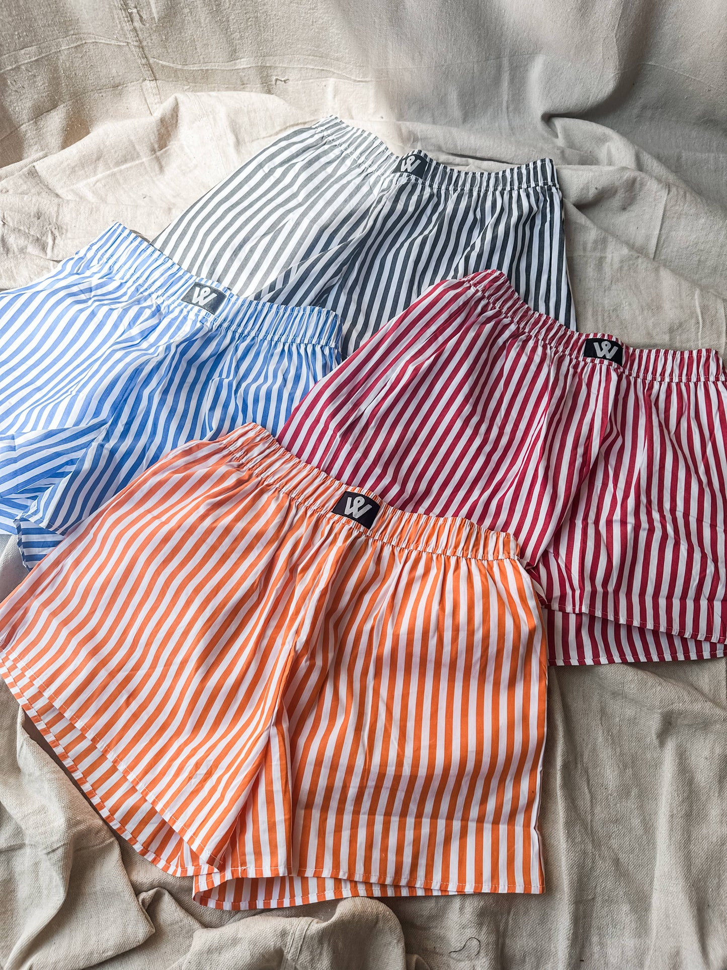 Striped Boxer Shorts – Gameday & Everyday Lounge Shorts