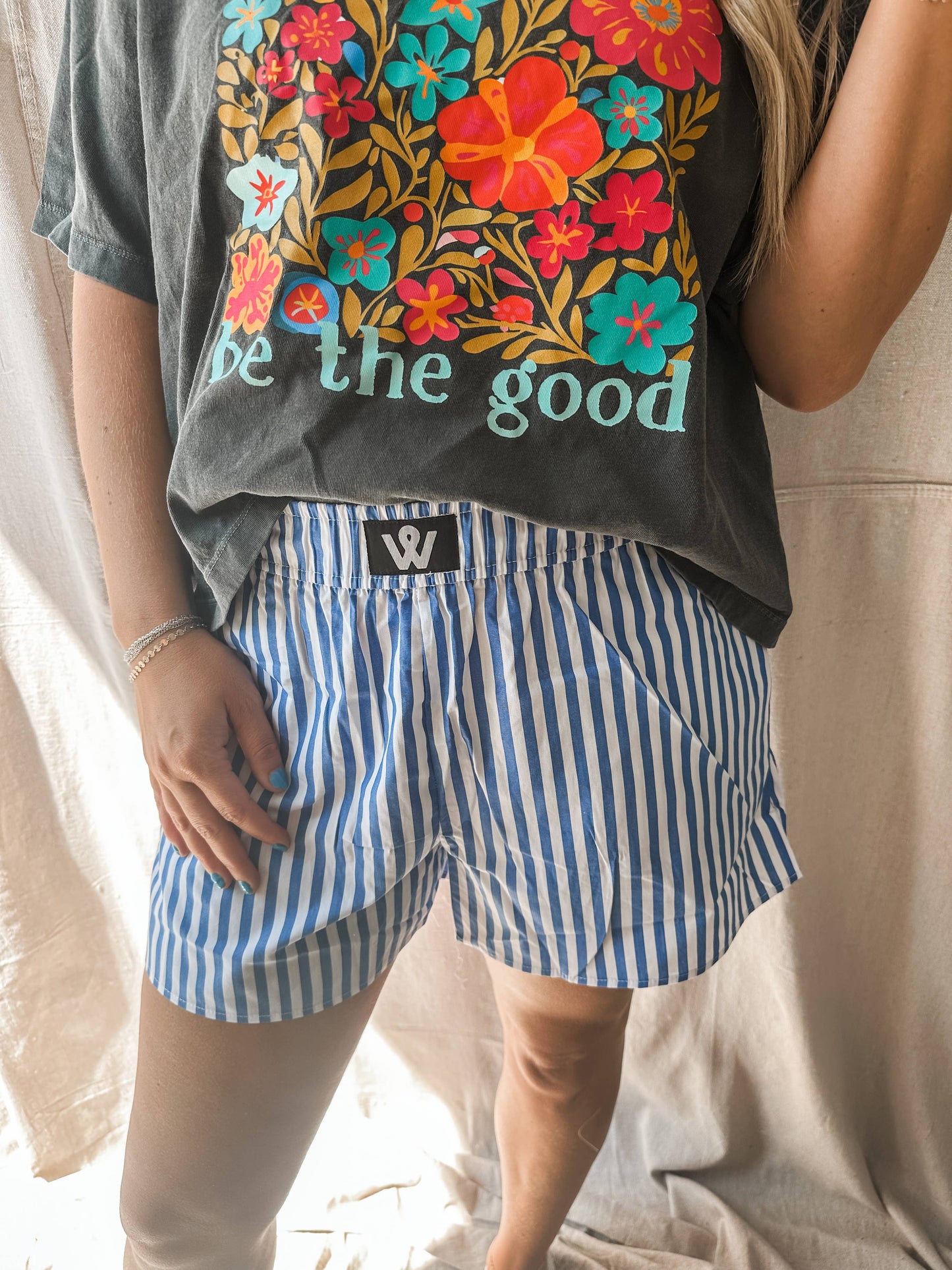 Striped Boxer Shorts – Gameday & Everyday Lounge Shorts