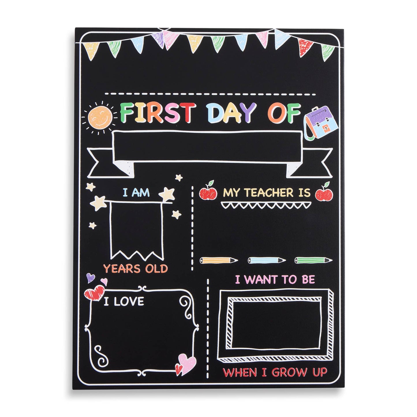 9x12" First Day of School Chalk Board
