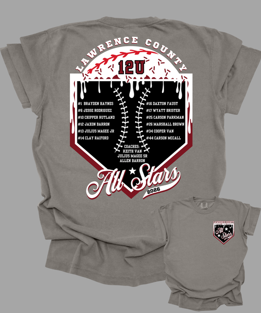 12U BOYS ALL STARS ROSTER TEE