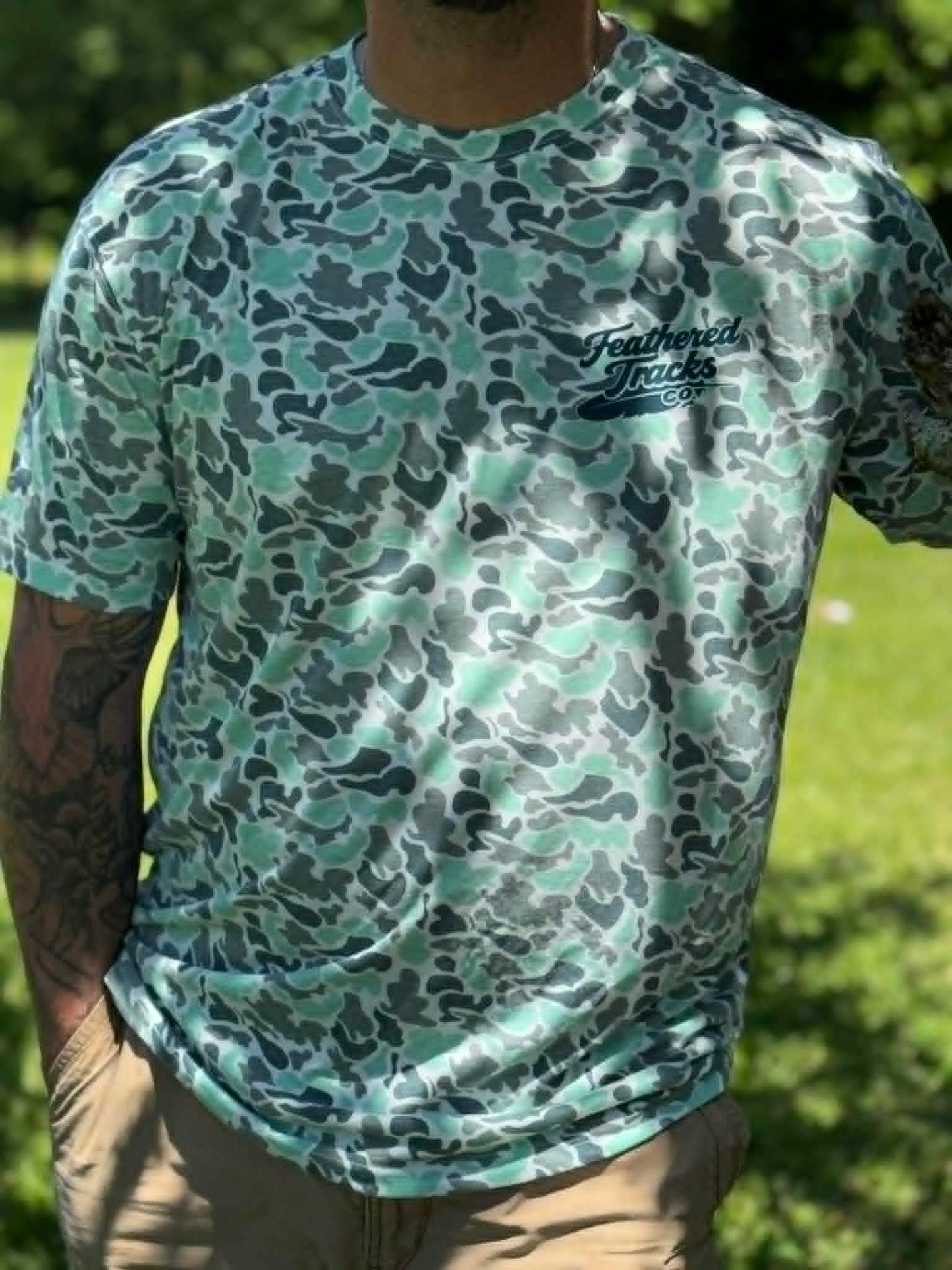 Coastal Camo Short Sleeve - FTC LOGO