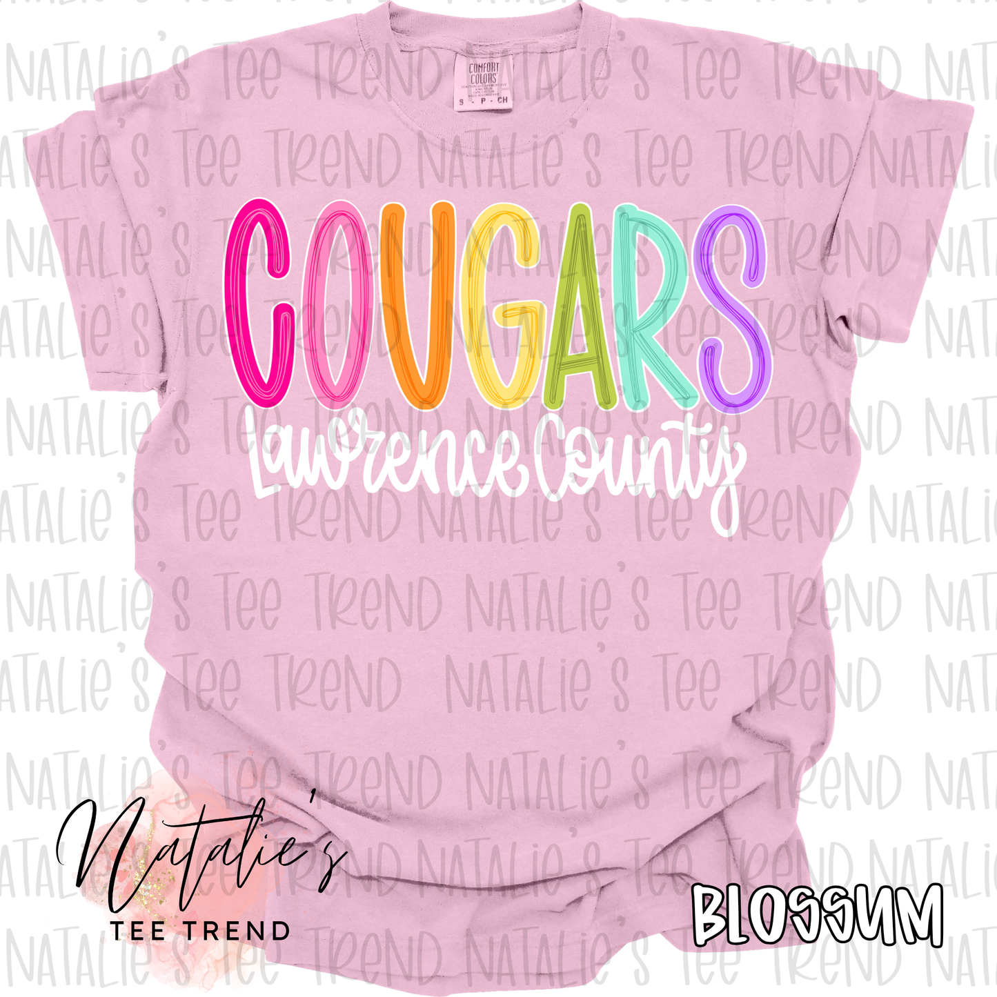 Lawrence County Cougars - Color Pop