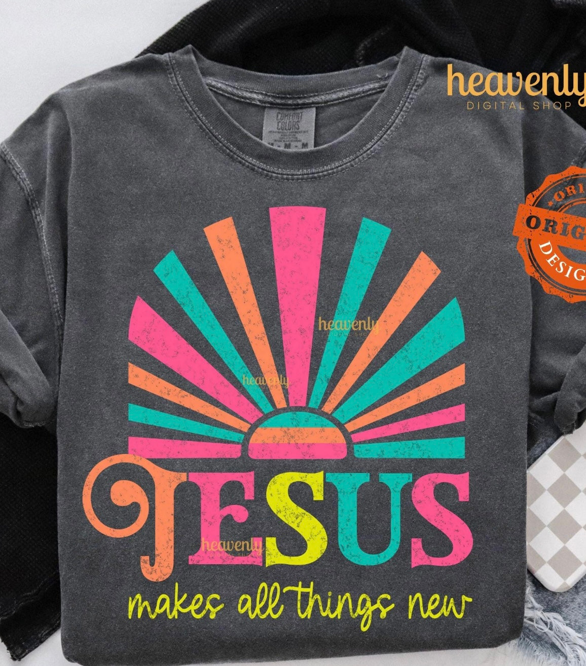 Jesus Makes All things New - Put color of tee in box at checkout