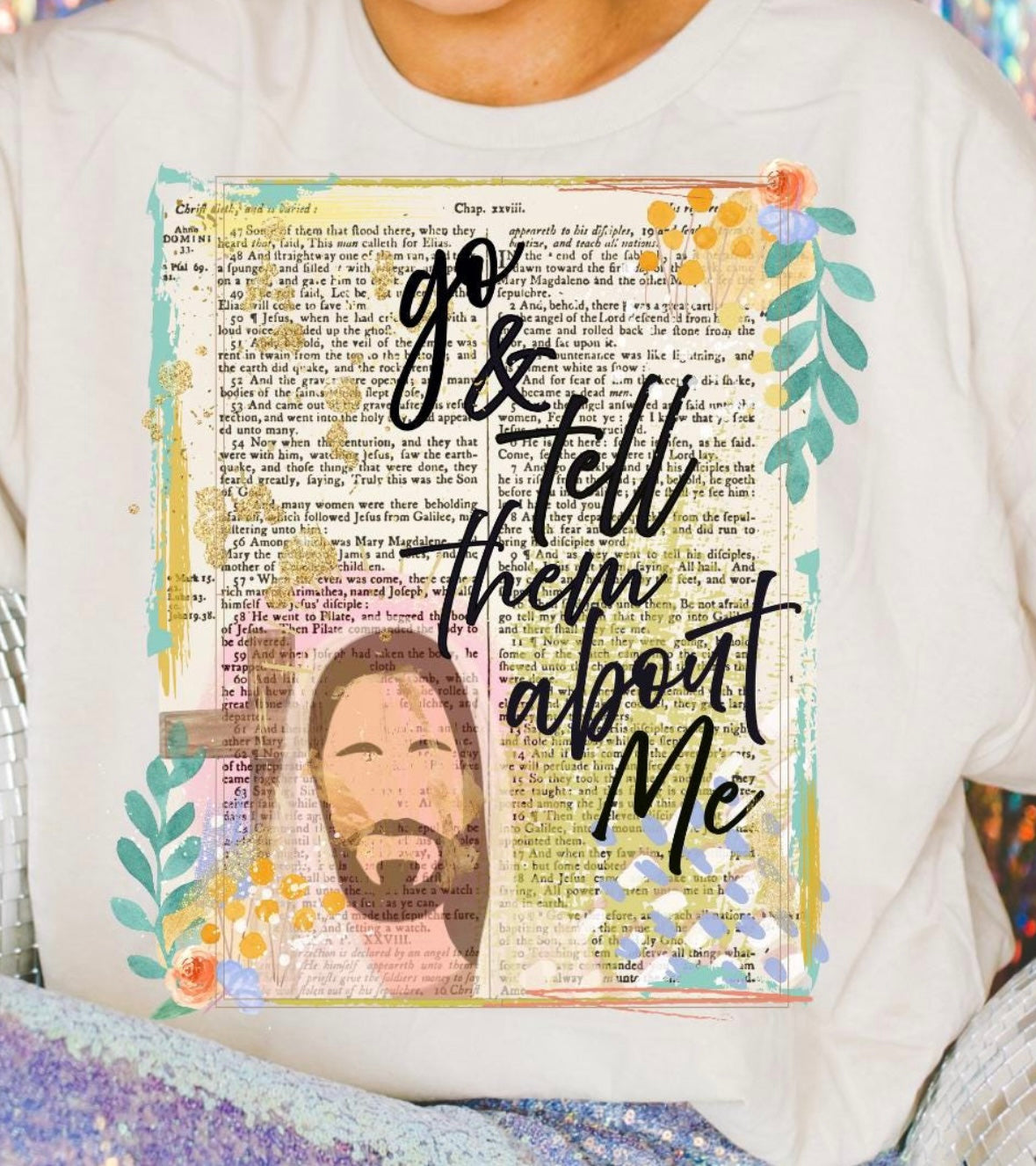 Go and Tell Them about me  - Put color of tee in box at checkout