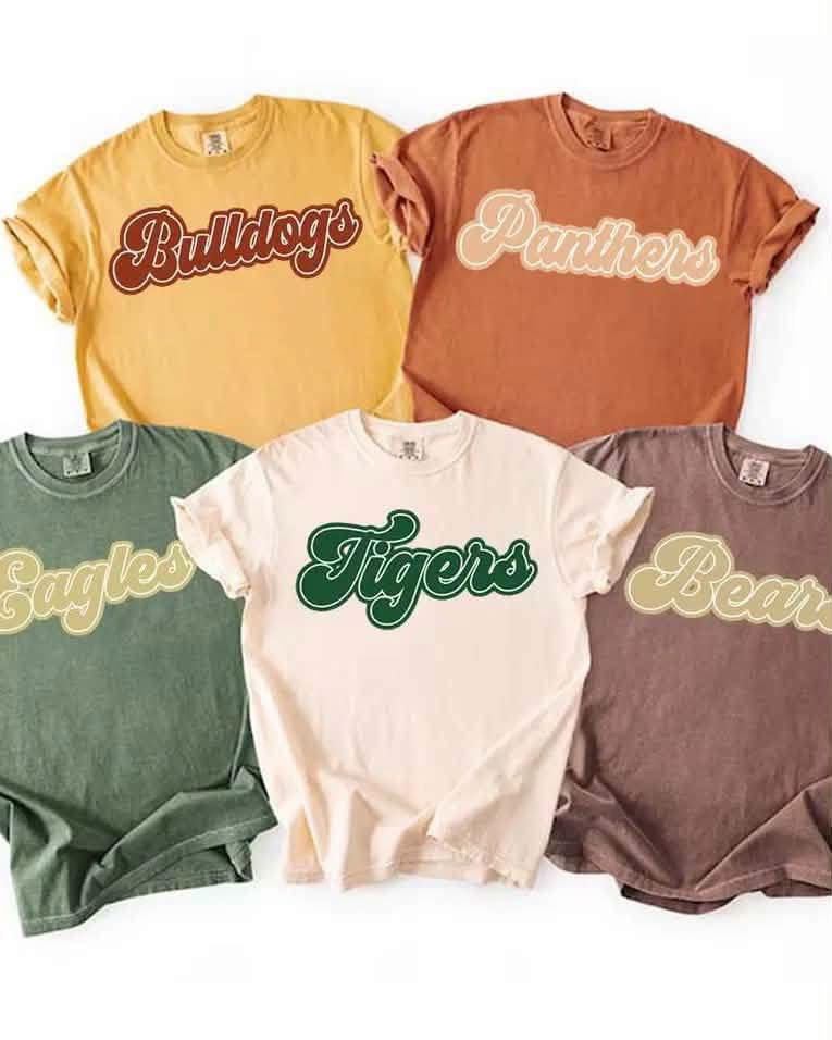 Custom Name - Put mascot and # of color you want