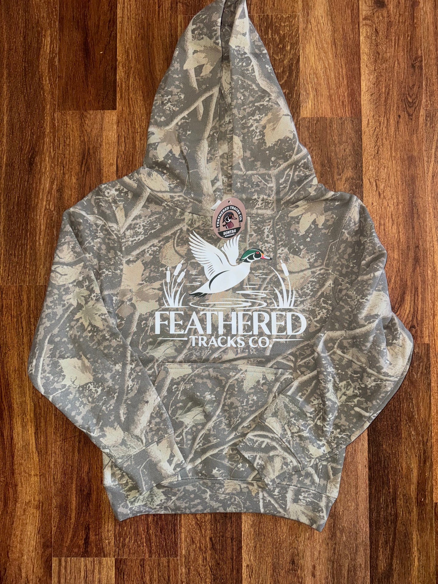 Heavyweight Camo Hoodie Youth DW