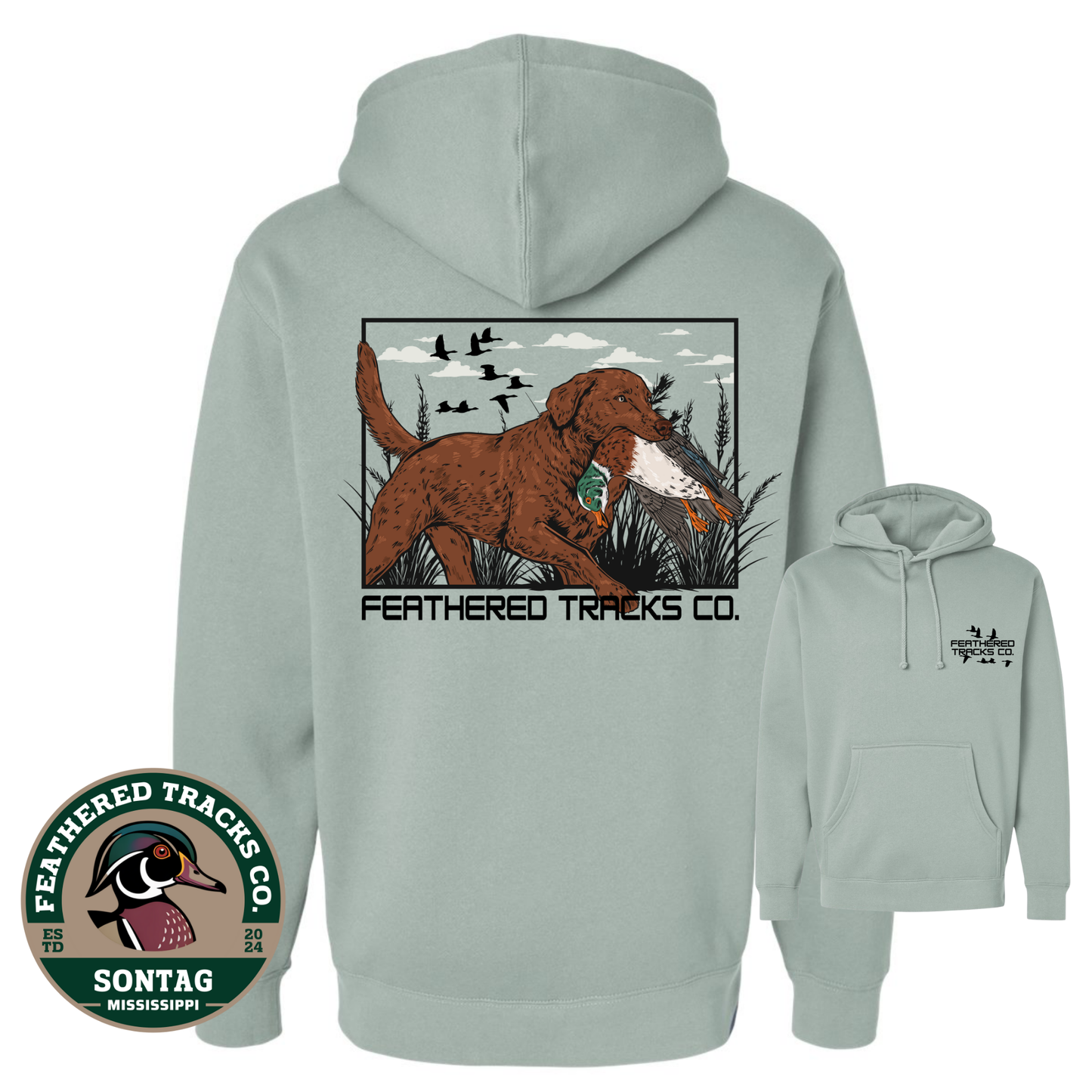 Waterfowl Dog Hoodie