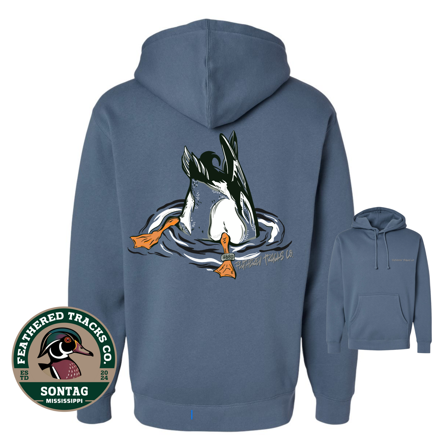 Diving Duck with Band Hoodie