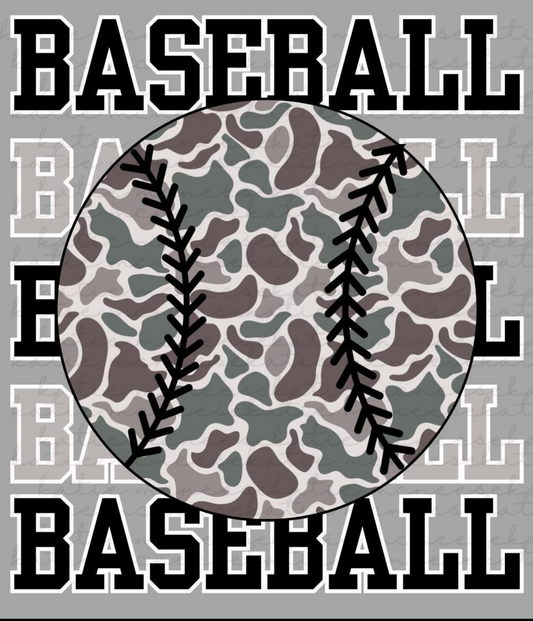 Kids Camo Baseball