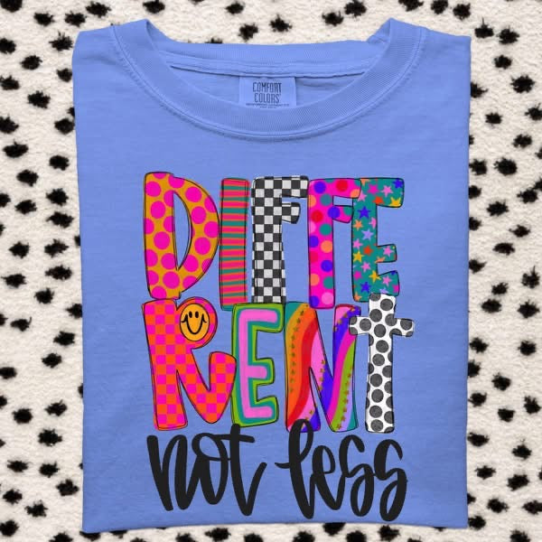 Kids - Different Not Less - Neon Colors
