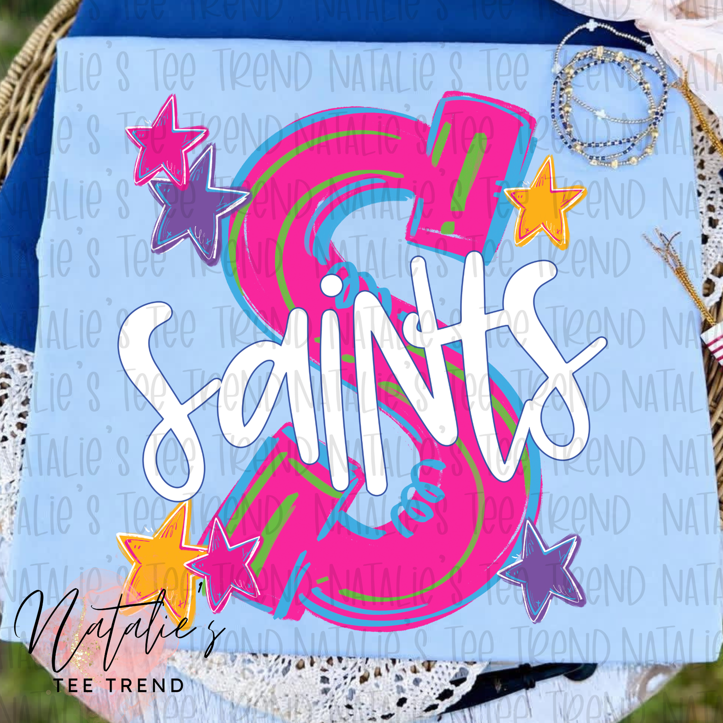 SAINTS - Hype Squad Neon Mascot