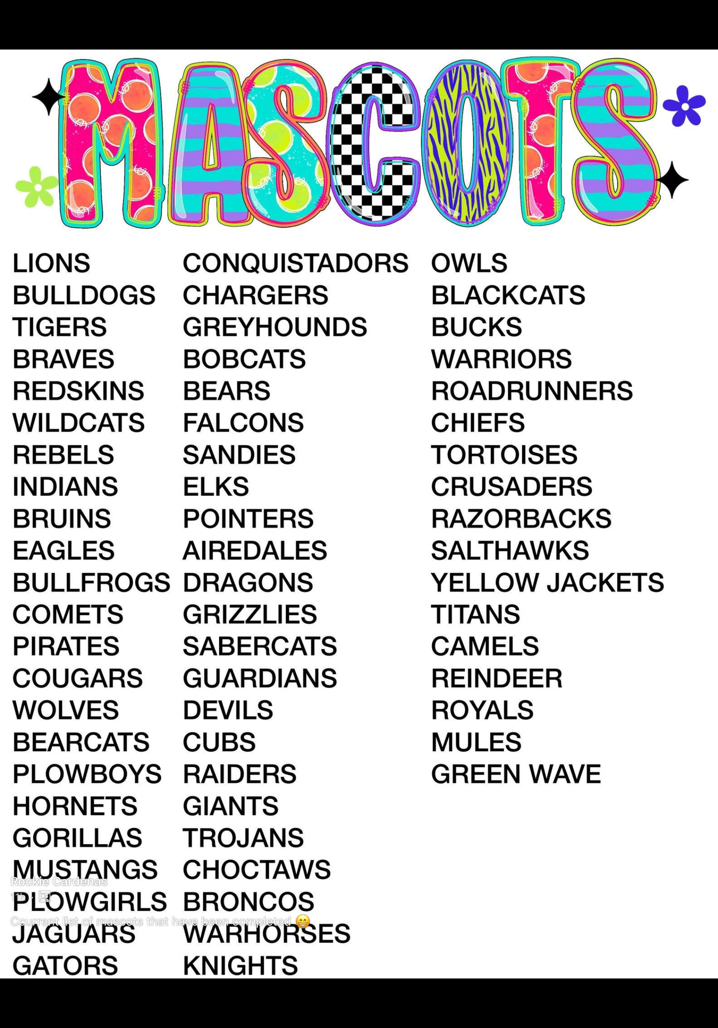 Neon Mascots