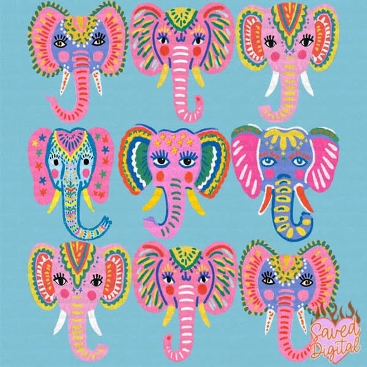 Preppy Elephants
