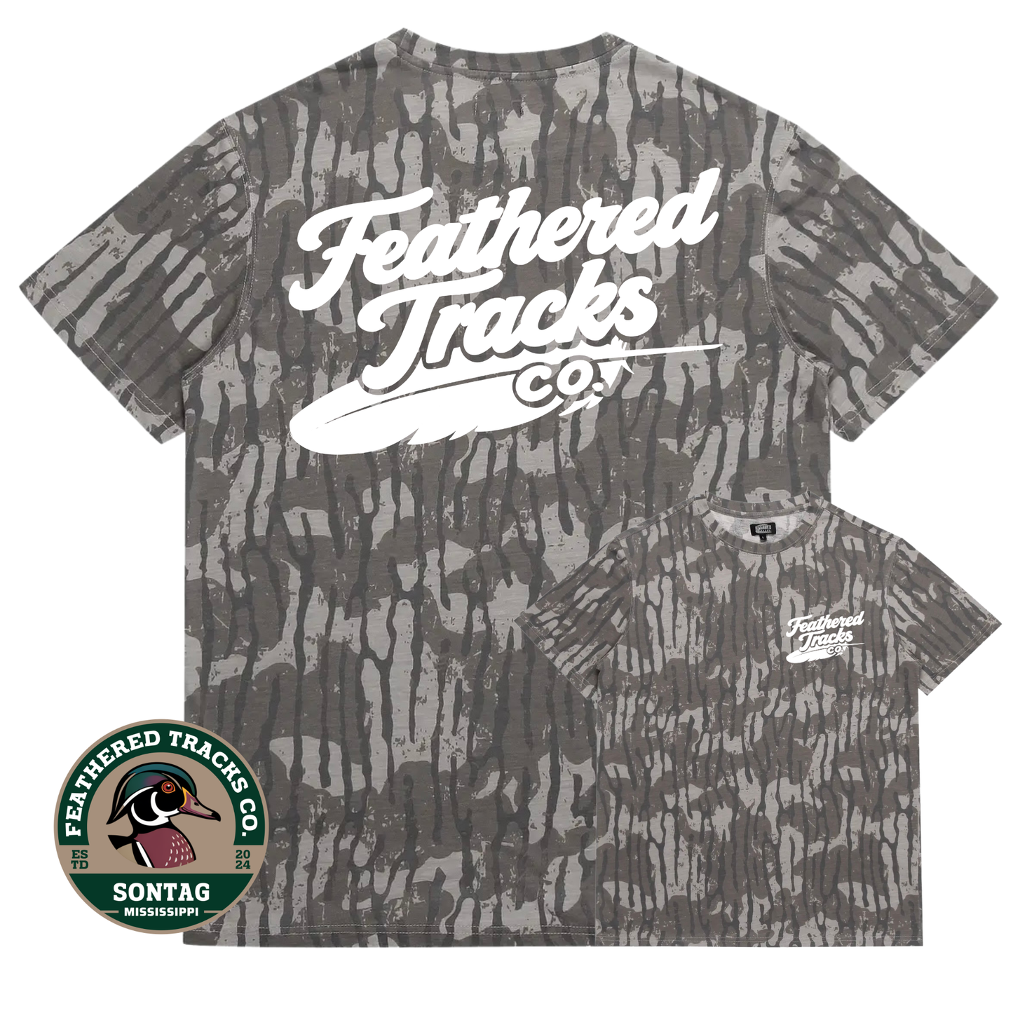 Lowland Camo Short Sleeve - FTC Logo