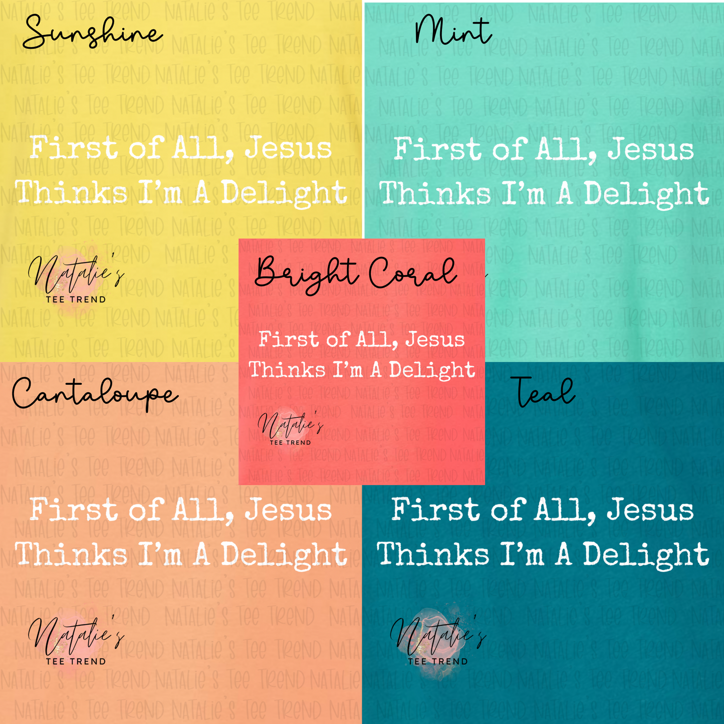 First of All… Jesus says I am a delight