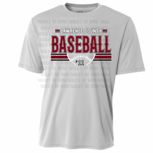 LC BASEBALL (CUSTOM NUMBER)