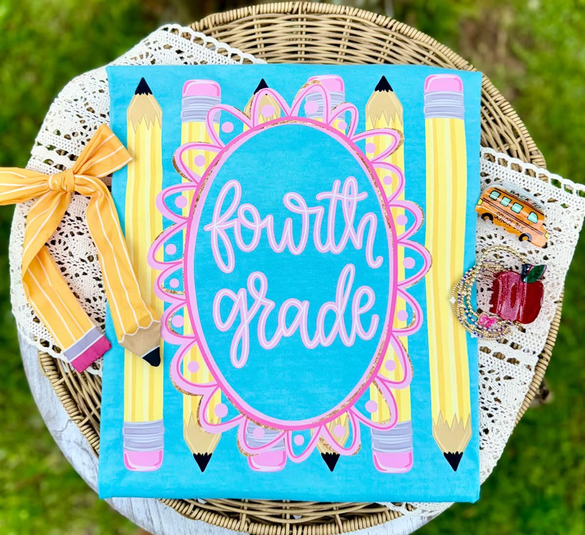 Pre K - 5th grade Pencil Frame  (put grade in box) (Copy 3)