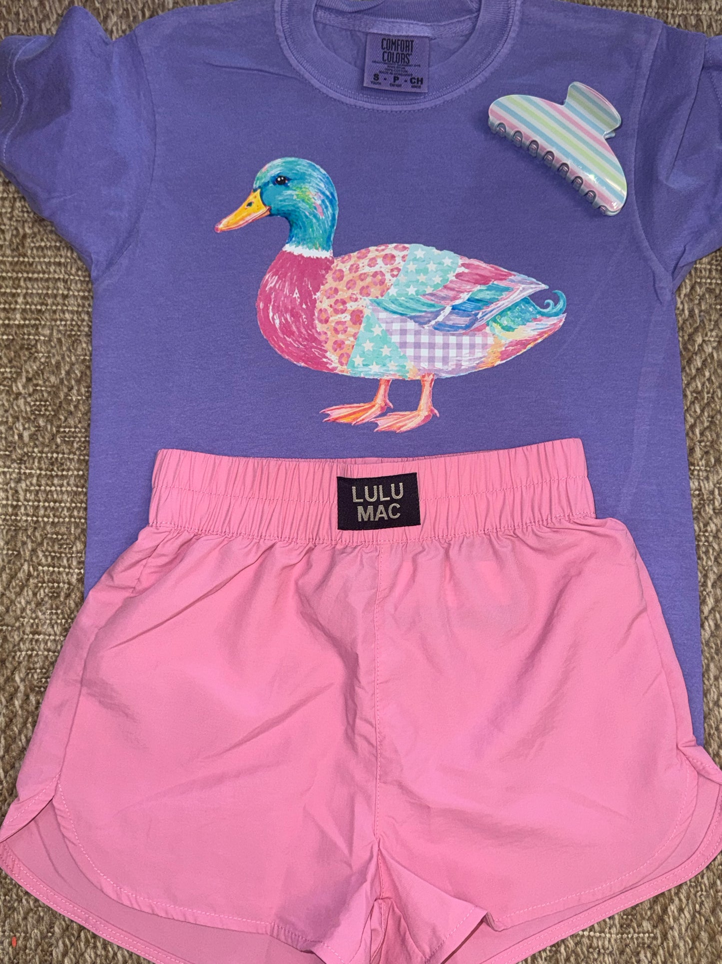 Neon Quilted Duck - Kids