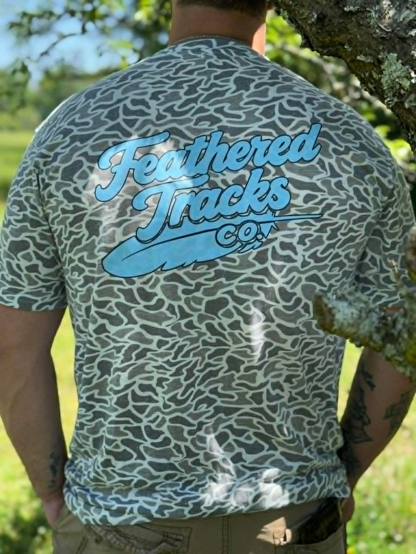 White Camo Short Sleeve - FTC Logo