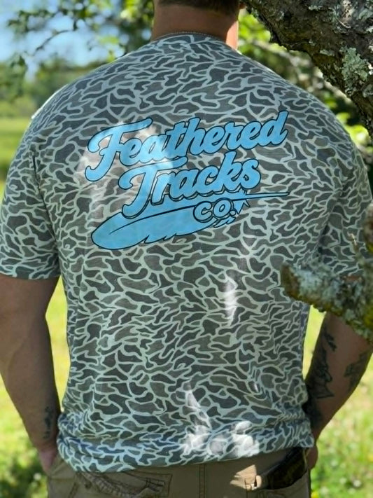 White Camo Short Sleeve - FTC Logo