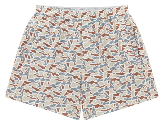 Kids Woodland Camo Freeballers - Sport Shorts