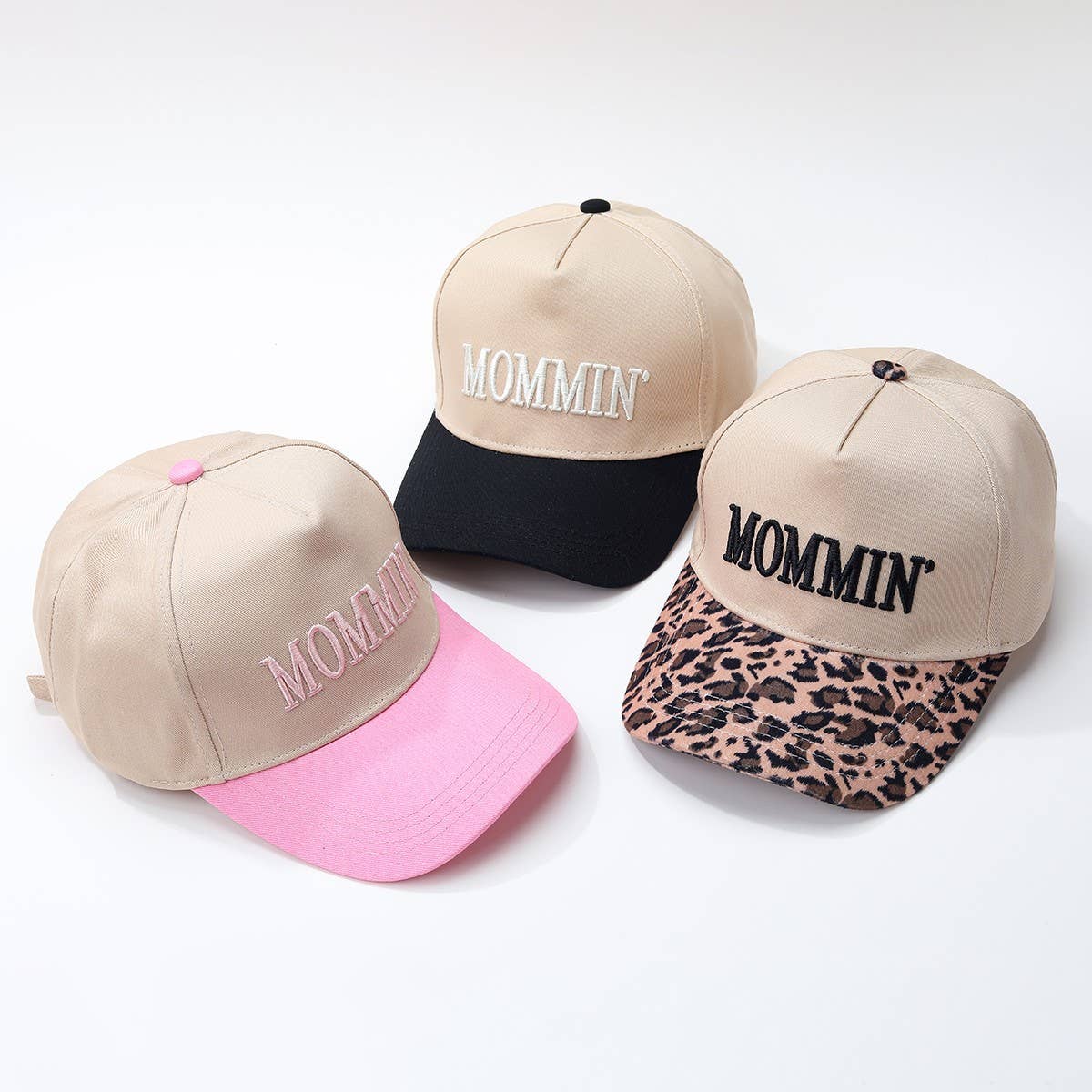 MOMMIN Embroidered Trucker Hat - Vintage Style | 40HW749