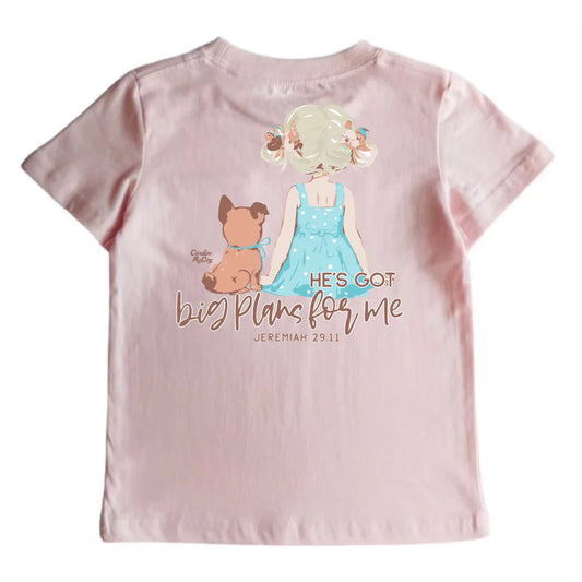 Girls' He's Got Big Plans Tee