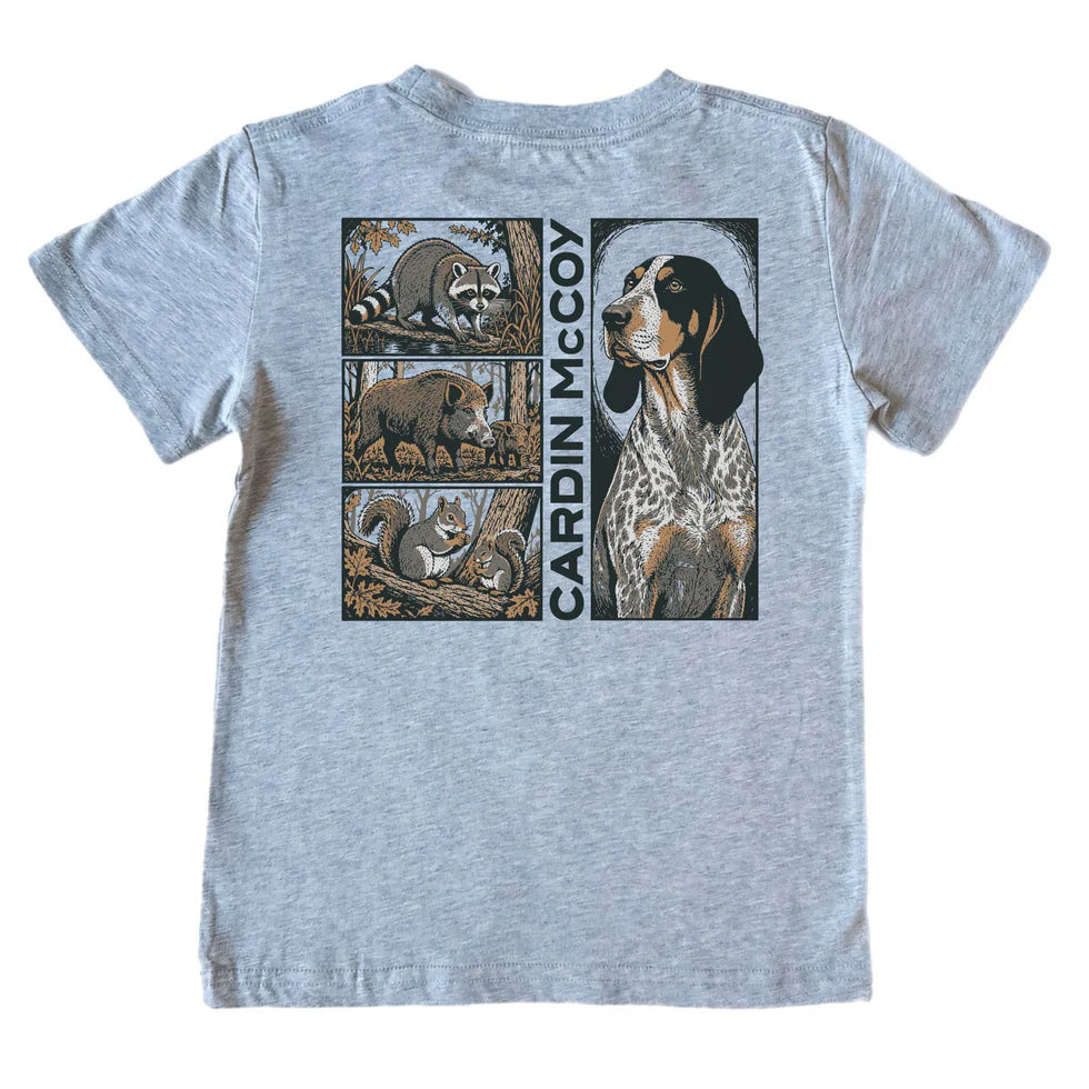 Kids' Bluetick Grid Tee