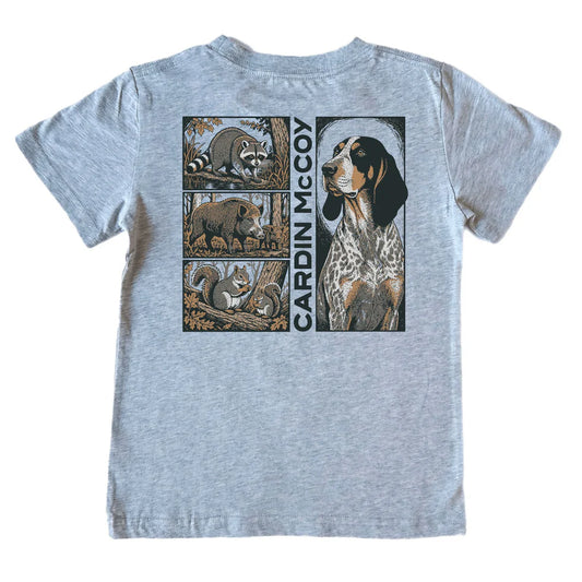 Kids' Bluetick Grid Tee